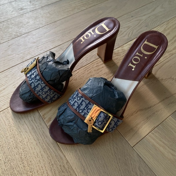 DIOR Slide Block Heels - Picture 1 of 7